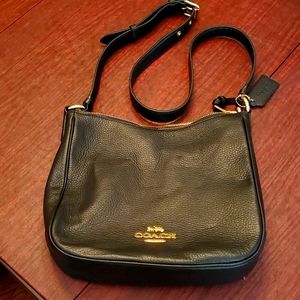 Black Coach Ellie File Bag